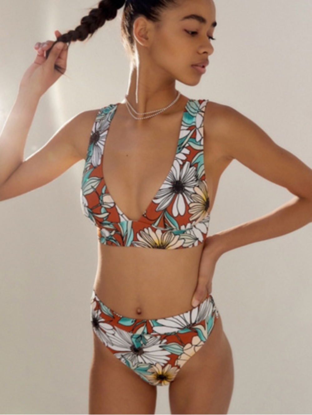 Out From Under Printed Bikini Set